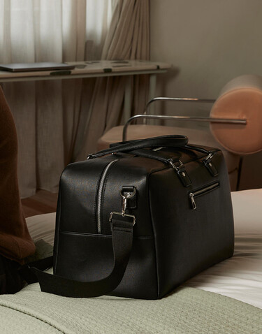Quadra Tailored Luxe Weekender, Black, One Size bedrucken, Art.-Nr. 917301010