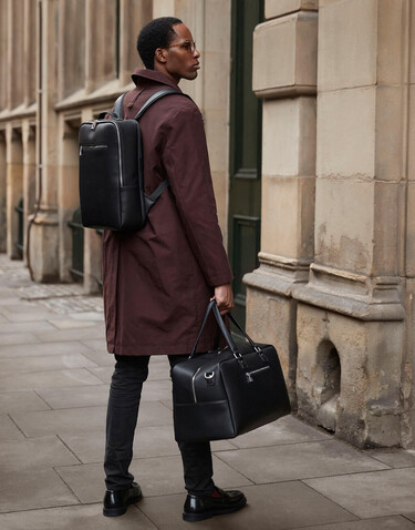 Quadra Tailored Luxe Weekender, Black, One Size bedrucken, Art.-Nr. 917301010