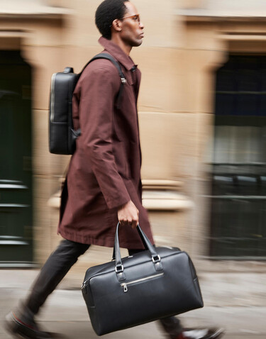 Quadra Tailored Luxe Weekender, Black, One Size bedrucken, Art.-Nr. 917301010
