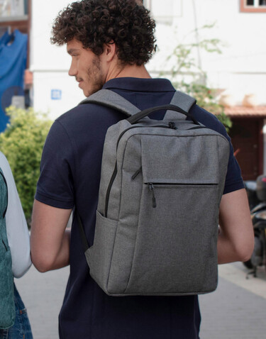 Shugon Sembach Basic Laptop Backpack, Black Melange, One Size bedrucken, Art.-Nr. 917381060 Shugon Sembach Basic Laptop Backpack, Black Melange, One Size bedrucken, Art.-Nr. 917381060