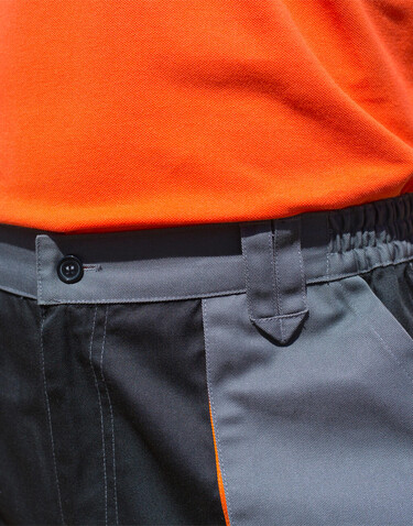 Result LITE Trouser, Black/Grey/Orange, XL bedrucken, Art.-Nr. 918331975
