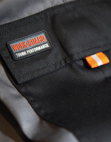 Result LITE Short, Grey/Black/Orange, XS bedrucken, Art.-Nr. 919331821