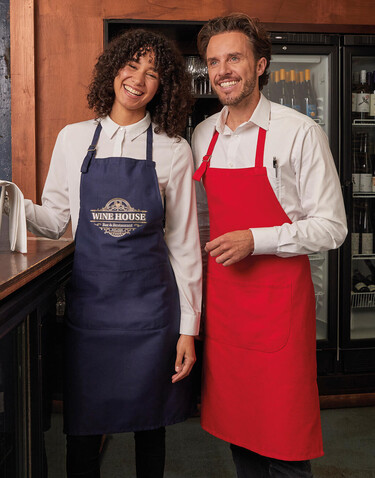 SG ACCESSORIES - BISTRO LISBON 100% Cotton Bib Apron, White, One Size bedrucken, Art.-Nr. 920590020 SG ACCESSORIES - BISTRO LISBON 100% Cotton Bib Apron, White, One Size bedrucken, Art.-Nr. 920590020