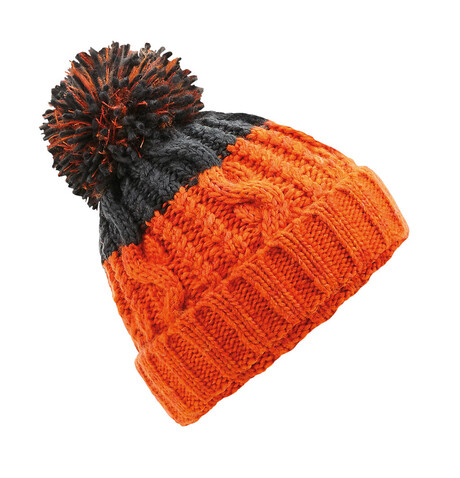 Beechfield Apres Beanie, Orange/Graphite Grey, One Size bedrucken, Art.-Nr. 921694780 Beechfield Apres Beanie, Orange/Graphite Grey, One Size bedrucken, Art.-Nr. 921694780