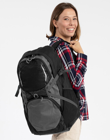 Shugon Solomon Daily Explorer Rucksack, Black/Dark Grey, One Size bedrucken, Art.-Nr. 923381530 Shugon Solomon Daily Explorer Rucksack, Black/Dark Grey, One Size bedrucken, Art.-Nr. 923381530