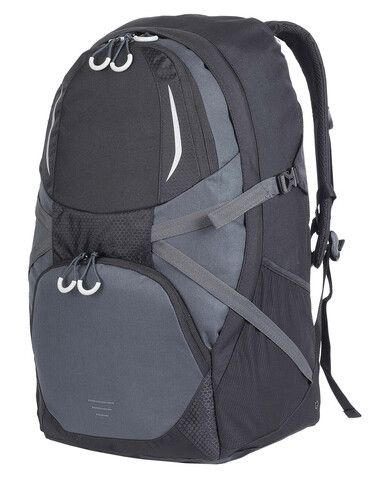 Shugon Solomon Daily Explorer Rucksack, Black/Dark Grey, One Size bedrucken, Art.-Nr. 923381530 Shugon Solomon Daily Explorer Rucksack, Black/Dark Grey, One Size bedrucken, Art.-Nr. 923381530