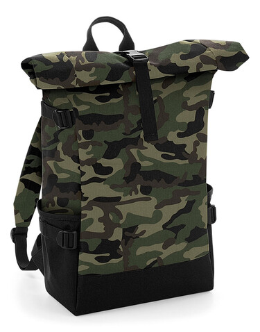 Bag Base Block Roll-Top Backpack, Black/Black, One Size bedrucken, Art.-Nr. 926291520 Bag Base Block Roll-Top Backpack, Black/Black, One Size bedrucken, Art.-Nr. 926291520