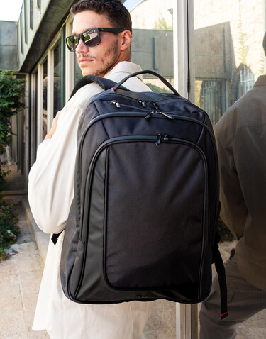 Shugon Brooklyn Timeless Laptop Backpack, Black, One Size bedrucken, Art.-Nr. 926381010