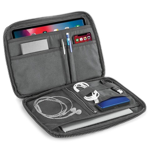 Bag Base Essential Tech Organiser, Black, One Size bedrucken, Art.-Nr. 927291010