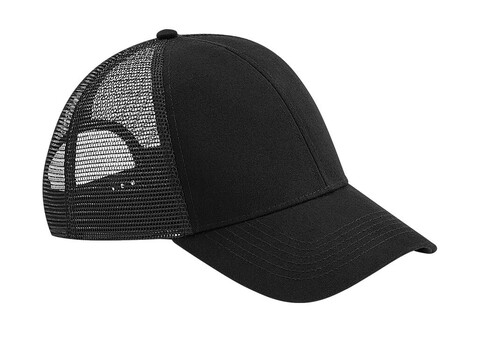 Beechfield Organic Cotton Trucker, Black, One Size bedrucken, Art.-Nr. 929691010