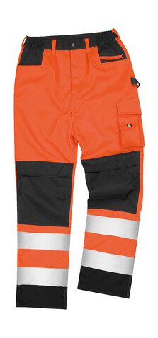 Result Safety Cargo Trouser, Fluorescent Orange, XS bedrucken, Art.-Nr. 930334052