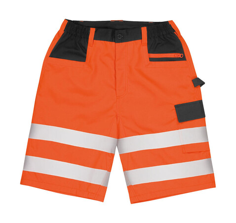 Result Safety Cargo Shorts, Fluorescent Orange, L bedrucken, Art.-Nr. 931334055