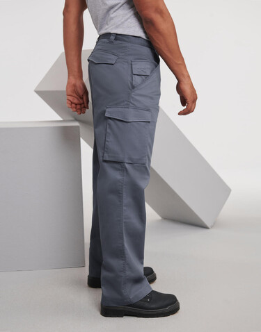 Russell Europe Twill Workwear Trousers length 32, Black, 46" (117cm) bedrucken, Art.-Nr. 932001010