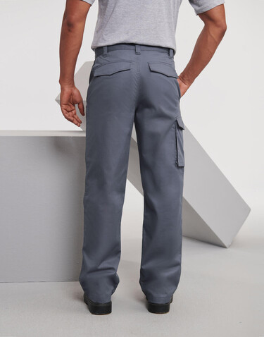 Russell Europe Twill Workwear Trousers length 32, Black, 46" (117cm) bedrucken, Art.-Nr. 932001010