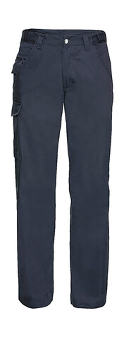 Russell Europe Twill Workwear Trousers length 32, Black, 46" (117cm) bedrucken, Art.-Nr. 932001010