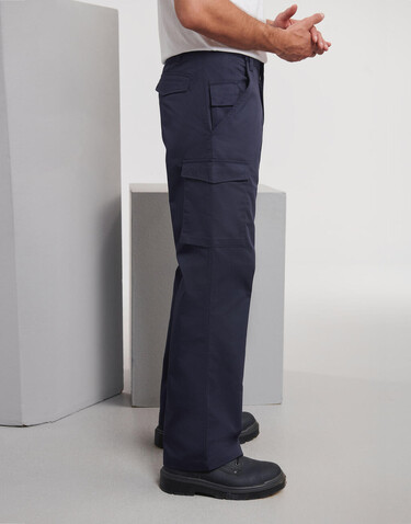 Russell Europe Twill Workwear Trousers length 34, Black, 46" (117cm) bedrucken, Art.-Nr. 934001010