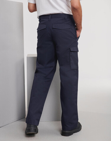 Russell Europe Twill Workwear Trousers length 34, Black, 46" (117cm) bedrucken, Art.-Nr. 934001010