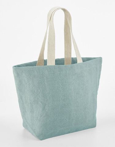 Westford Mill Soft Washed Jute Beach Bag, Natural, One Size bedrucken, Art.-Nr. 936280080