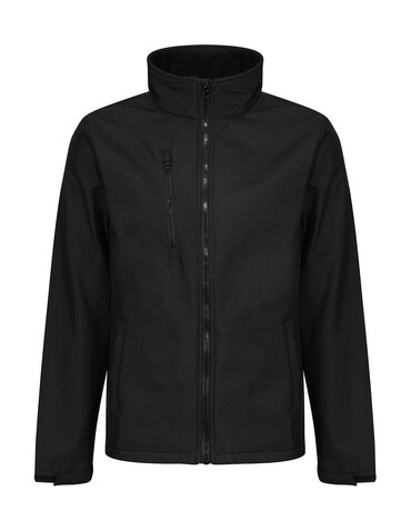 Regatta Ablaze 3 Layer Softshell Jacket, Black/Black, S bedrucken, Art.-Nr. 937171523