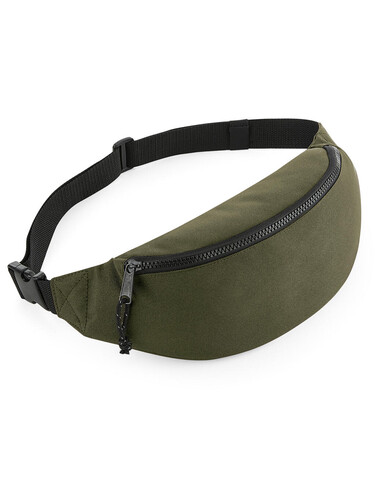 Bag Base Recycled Waistpack, Black, One Size bedrucken, Art.-Nr. 939291010
