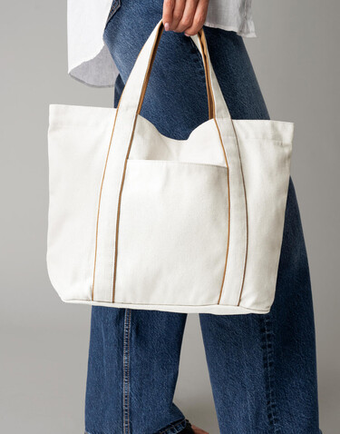 Westford Mill Courtside Medium Tote, Soft White/Bottle Green, One Size bedrucken, Art.-Nr. 953280830 Westford Mill Courtside Medium Tote, Soft White/Bottle Green, One Size bedrucken, Art.-Nr. 953280830