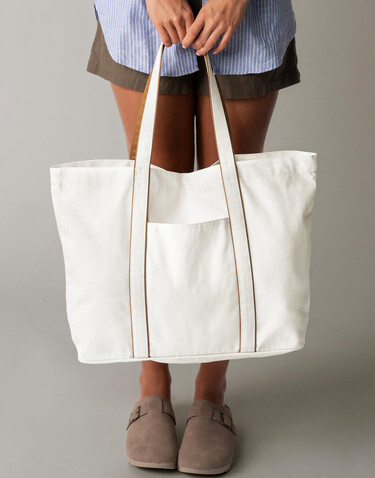 Westford Mill Courtside Large Tote, Soft White/Bottle Green, One Size bedrucken, Art.-Nr. 954280830 Westford Mill Courtside Large Tote, Soft White/Bottle Green, One Size bedrucken, Art.-Nr. 954280830