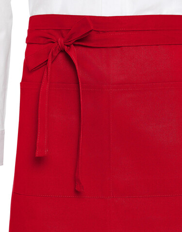 SG ACCESSORIES - BISTRO ROME - Medium Length Bistro Apron with Pocket, White, One Size bedrucken, Art.-Nr. 957590000 SG ACCESSORIES - BISTRO ROME - Medium Length Bistro Apron with Pocket, White, One Size bedrucken, Art.-Nr. 957590000