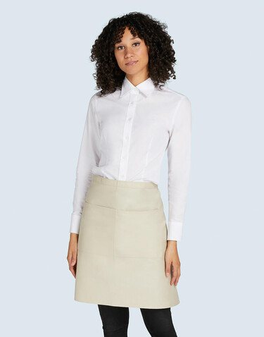 SG ACCESSORIES - BISTRO BRUSSELS - Short Recycled Bistro Apron with Pocket, White, One Size bedrucken, Art.-Nr. 960590000 SG ACCESSORIES - BISTRO BRUSSELS - Short Recycled Bistro Apron with Pocket, White, One Size bedrucken, Art.-Nr. 960590000