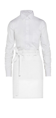 SG ACCESSORIES - BISTRO BRUSSELS - Short Recycled Bistro Apron with Pocket, White, One Size bedrucken, Art.-Nr. 960590000 SG ACCESSORIES - BISTRO BRUSSELS - Short Recycled Bistro Apron with Pocket, White, One Size bedrucken, Art.-Nr. 960590000