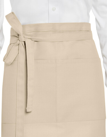 SG ACCESSORIES - BISTRO BRUSSELS - Short Recycled Bistro Apron with Pocket, White, One Size bedrucken, Art.-Nr. 960590000 SG ACCESSORIES - BISTRO BRUSSELS - Short Recycled Bistro Apron with Pocket, White, One Size bedrucken, Art.-Nr. 960590000