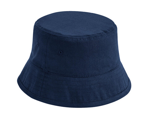 Beechfield Junior Organic Cotton Bucket Hat, Navy, S/M bedrucken, Art.-Nr. 963692001
