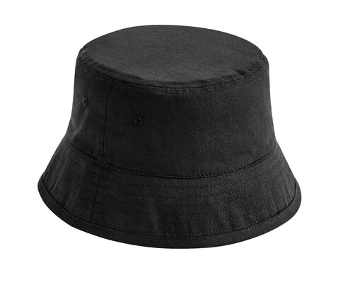 Beechfield Organic Cotton Bucket Hat, Black, S/M (58cm) bedrucken, Art.-Nr. 964691011 Beechfield Organic Cotton Bucket Hat, Black, S/M (58cm) bedrucken, Art.-Nr. 964691011