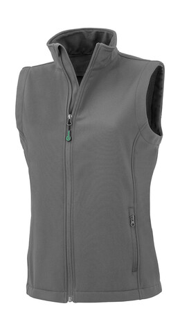 Result Women`s Recycled 2-Layer Printable Softshell B/W, Workguard Grey, S bedrucken, Art.-Nr. 965331053