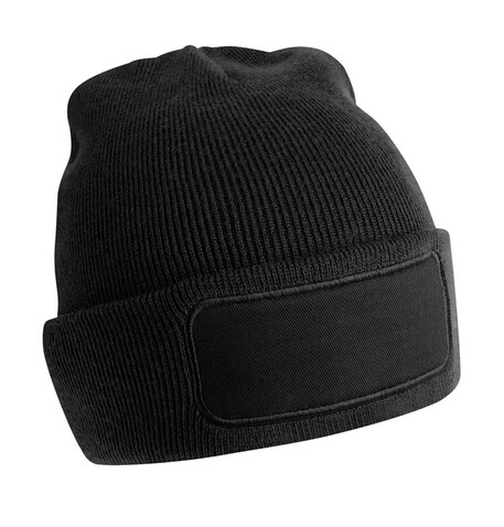 Beechfield Recycled Original Patch Beanie, Black, One Size bedrucken, Art.-Nr. 966691010 Beechfield Recycled Original Patch Beanie, Black, One Size bedrucken, Art.-Nr. 966691010