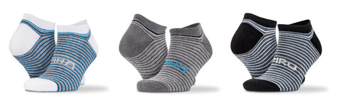 Result 3-Pack Mixed Stripe Sneaker Socks, Color Mix 2, S/M bedrucken, Art.-Nr. 972338011 Result 3-Pack Mixed Stripe Sneaker Socks, Color Mix 2, S/M bedrucken, Art.-Nr. 972338011