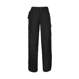 Russell Europe Heavy Duty Workwear Trouser Length 34, Black, 46&amp;quot; (117cm) bedrucken, Art.-Nr. 980001010
