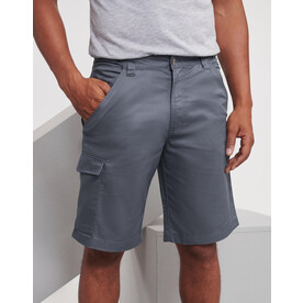 Russell Europe Twill Workwear Shorts, Black, 46&amp;quot; (117cm) bedrucken, Art.-Nr. 991001010