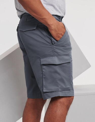 Russell Europe Twill Workwear Shorts, Black, 46" (117cm) bedrucken, Art.-Nr. 991001010