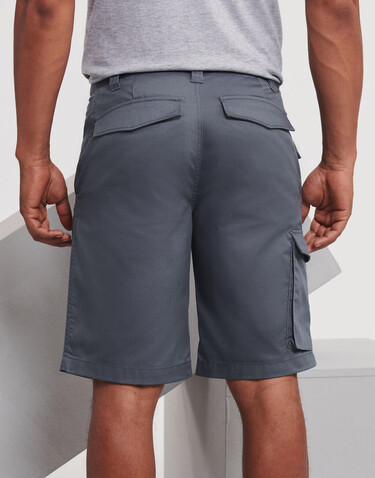 Russell Europe Twill Workwear Shorts, Black, 46" (117cm) bedrucken, Art.-Nr. 991001010