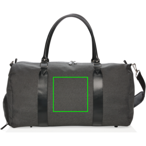 Wochenendtasche mit USB A-Ausgang schwarz bedrucken, Art.-Nr. P707.051 Wochenendtasche mit USB A-Ausgang schwarz bedrucken, Art.-Nr. P707.051