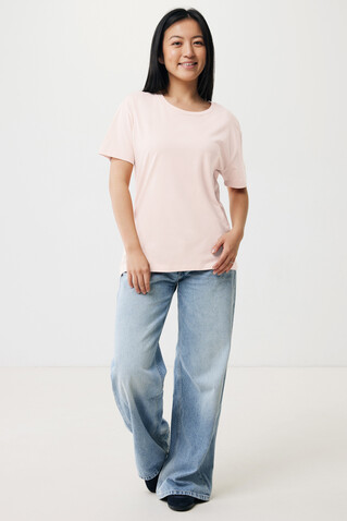 IQONIQ Yala Damen T-Shirt aus recycelter Baumwolle cloud pink bedrucken, Art.-Nr. T4100.039.L