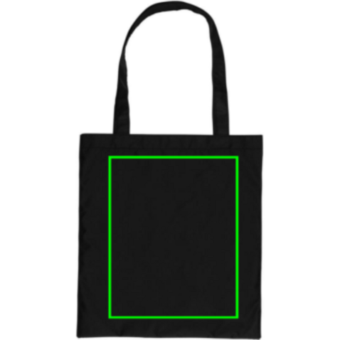 Impact AWARE™ RPET 190T Tragetasche schwarz bedrucken, Art.-Nr. P762.661