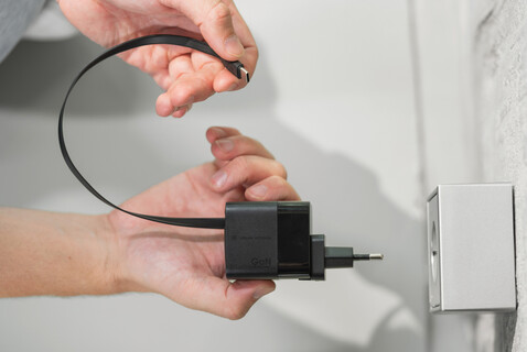 Urban Vitamin Mendocino 65W GaN-Charger mit einziehb. Kabel schwarz bedrucken, Art.-Nr. P301.2701 Urban Vitamin Mendocino 65W GaN-Charger mit einziehb. Kabel schwarz bedrucken, Art.-Nr. P301.2701