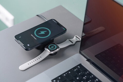 Urban Vitamin Goleta 2-in-1 15W Magnetic Wireless Charger schwarz bedrucken, Art.-Nr. P309.5301 Urban Vitamin Goleta 2-in-1 15W Magnetic Wireless Charger schwarz bedrucken, Art.-Nr. P309.5301