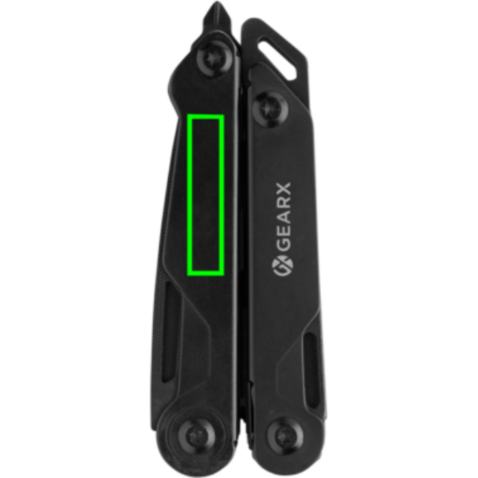 Gear X Multitool mit Zange schwarz bedrucken, Art.-Nr. P221.251 Gear X Multitool mit Zange schwarz bedrucken, Art.-Nr. P221.251
