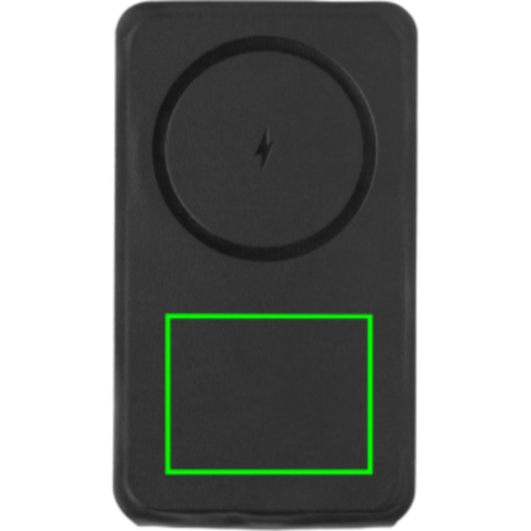 Swiss Peak 15W 3-in-1 magnetischer Wireles Charger aus rPU schwarz bedrucken, Art.-Nr. P308.541