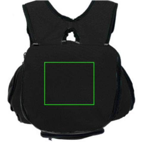 Kühlrucksack schwarz, silber bedrucken, Art.-Nr. P733.181 Kühlrucksack schwarz, silber bedrucken, Art.-Nr. P733.181