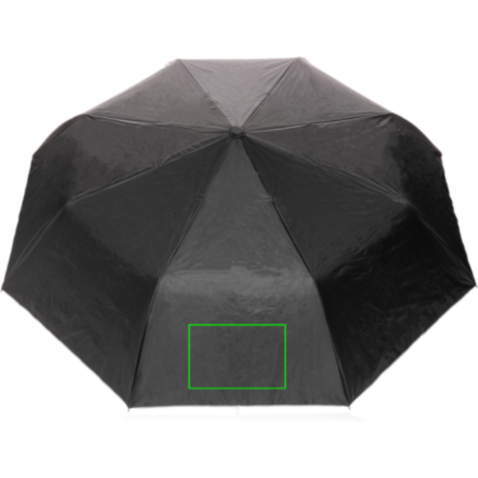 21" Impact AWARE™ RPET 190T Pongee Bi-Color Mini-Schirm silber bedrucken, Art.-Nr. P850.552