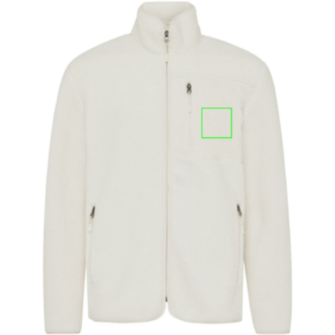 IQONIQ Diran Fleecejacke aus recyceltem Polyesterflor neutral bedrucken, Art.-Nr. T9800.026.XXXL