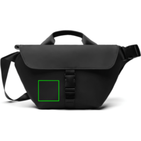VINGA Baltimore RCS Sling-Bag schwarz bedrucken, Art.-Nr. V7630101